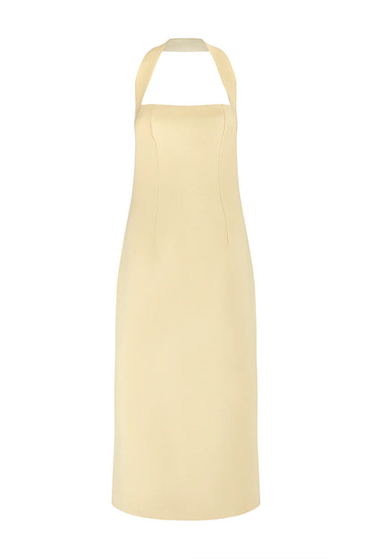 The Ultimate Muse Halter Neck Midi Dress