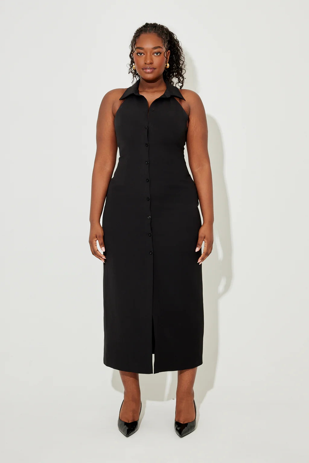 The Ultimate Muse Collar Maxi Dress
