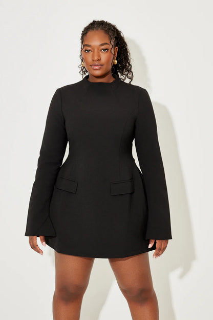 The Ultimate Muse Split Sleeve Mini Dress