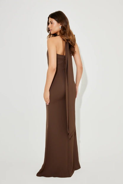 The Ultimate Muse Halter Neck Maxi Dress