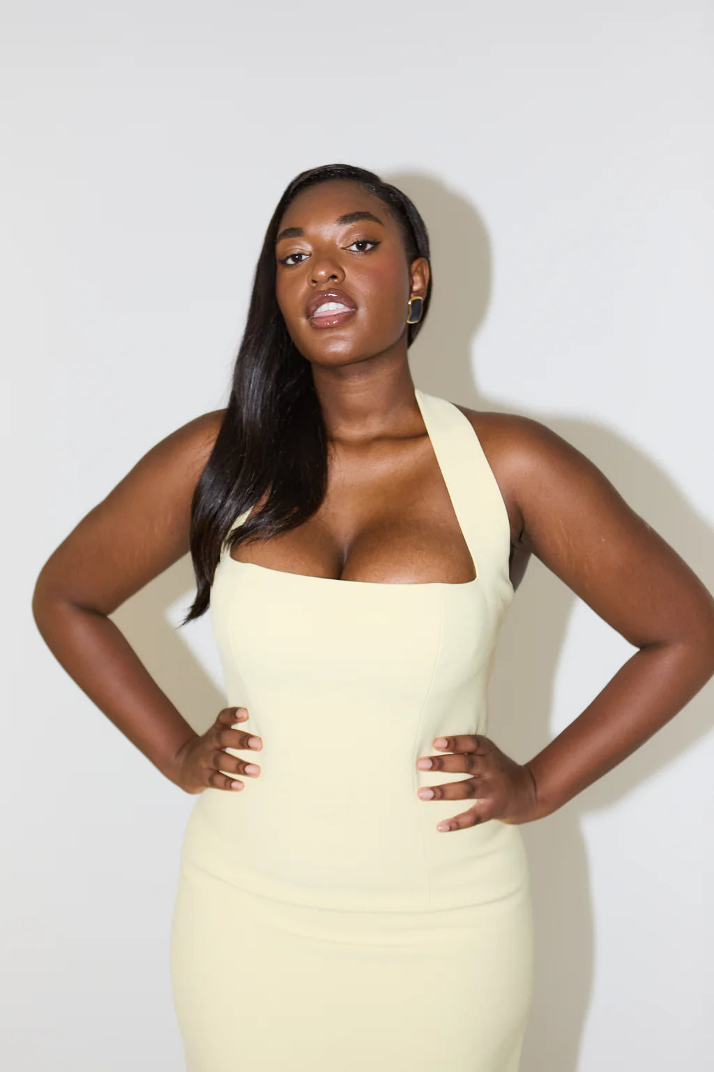 The Ultimate Muse Halter Neck Midi Dress