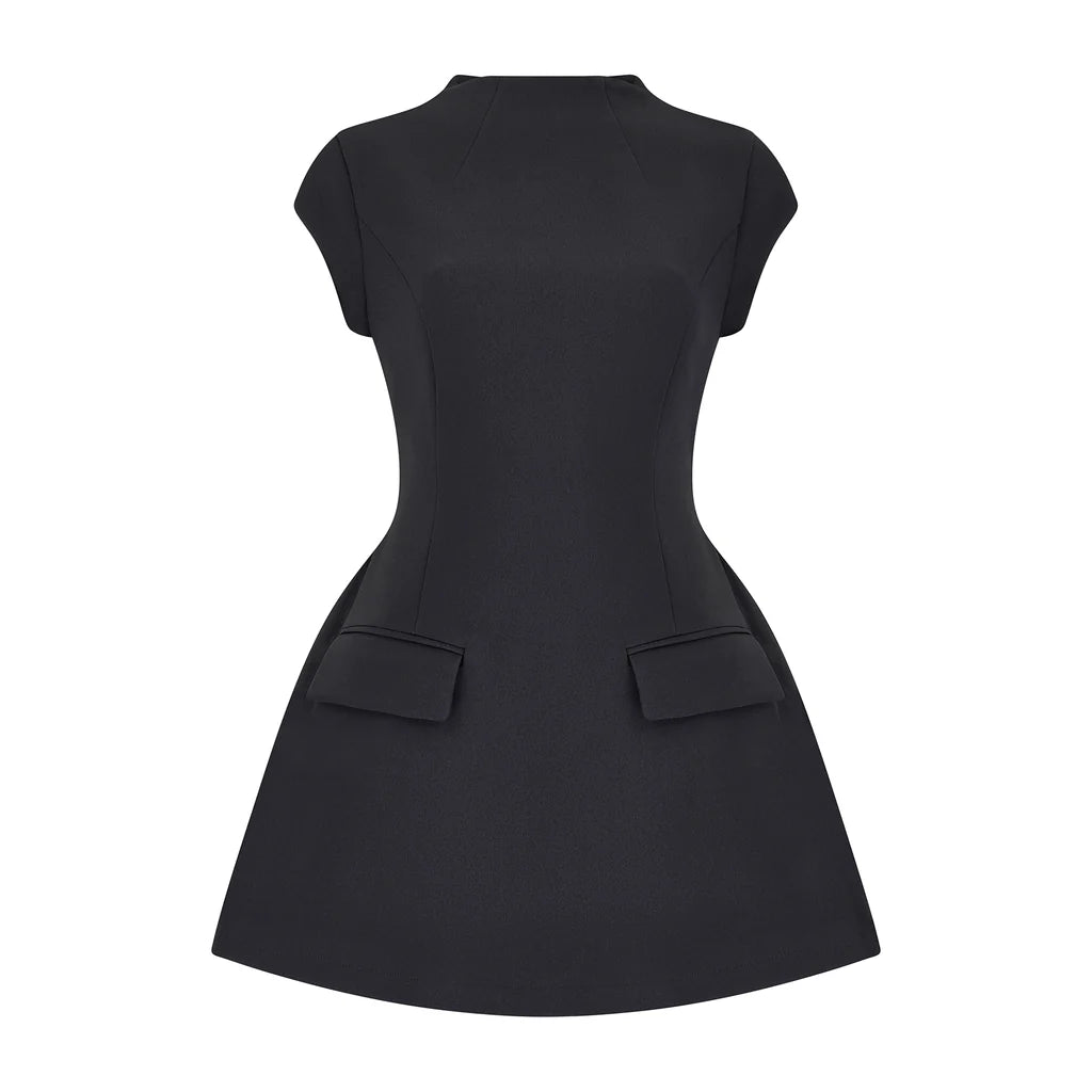 The Ultimate Muse Cap Sleeve Mini Dress